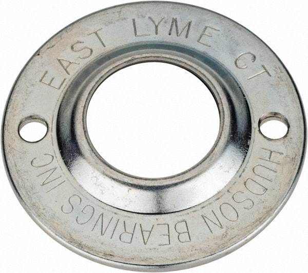 Hudson Bearing - 1 Inch Diameter, Round, Nylon Ball Transfer - 2-1/4 Inch Overall Diameter, 3/4 Inch Mount Height, 75 Lb. Capacity - USA Tool & Supply
