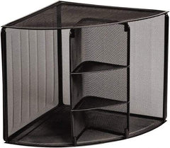 Rolodex - Black Desk Top Organizer - Mesh Metal - USA Tool & Supply