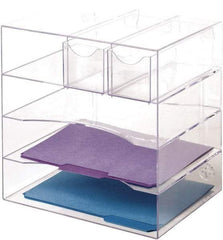 Rubbermaid - Clear Document Organizer - Plastic - USA Tool & Supply