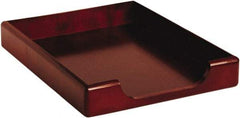 Rolodex - Mahogany Document Organizer - Wood, MDF, Laminate - USA Tool & Supply