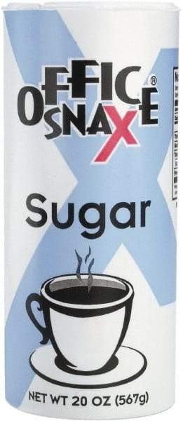 Office Snax - Granulated Fine Sugar - 20 Ounce Granulated Fine Sugar - USA Tool & Supply