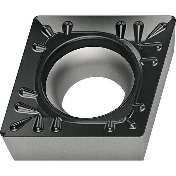 Walter - CCMT432 RK4 Grade WKK10S Carbide Turning Insert - TiCN/Al2O3 Finish, 80° Parallelogram, 1/2" Inscr Circle, 3/16" Thick, 1/32" Corner Radius - USA Tool & Supply