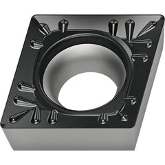 Walter - CCMT432 RK4 Grade WKK10S Carbide Turning Insert - TiCN/Al2O3 Finish, 80° Parallelogram, 1/2" Inscr Circle, 3/16" Thick, 1/32" Corner Radius - USA Tool & Supply