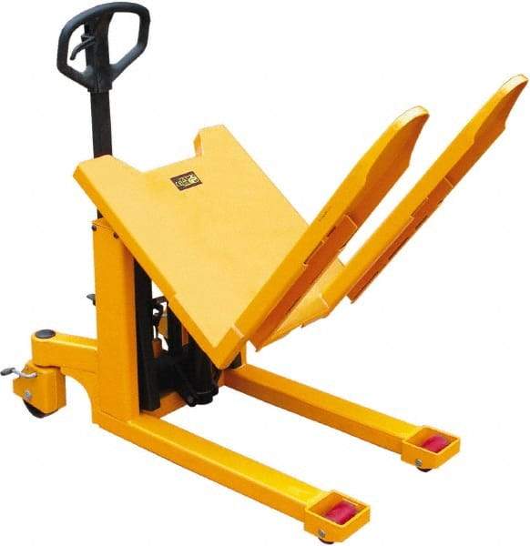 Vestil - 2,200 Lb Load Limit, Manual Portable Tilting Table - 90° Tilting Angle, 3-1/2' Low Height - USA Tool & Supply