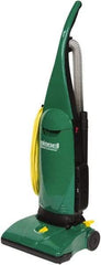 Bissell - Single Motor Upright Vacuum Cleaner - 13" Cleaning Width, 10" Amps, Straight Handle, Green - USA Tool & Supply