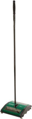 Bissell - 7-1/2" Sweeping Width, Dual Rubber Roter Walk Behind Sweeper - Manual Push - USA Tool & Supply