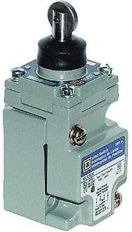 Square D - SPDT, NC/NO, 600 Volt Screw Terminal, Roller Plunger Actuator, General Purpose Limit Switch - 1, 2, 4, 6, 12, 13, 6P NEMA Rating, IP67 IPR Rating - USA Tool & Supply