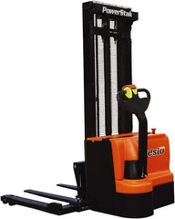 Presto Lifts - 2,200 Lb Capacity, 101" Lift Height, Battery Operated Power Stocker Lift - USA Tool & Supply
