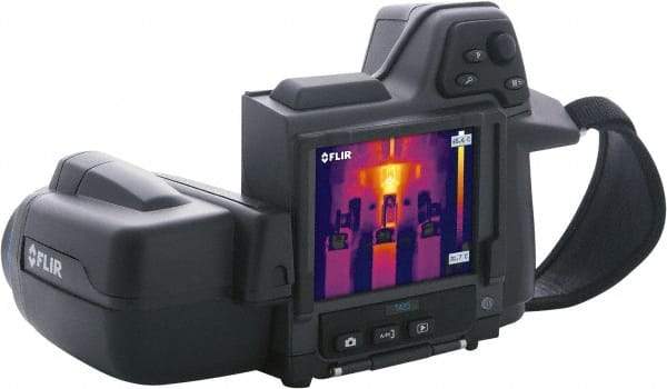 FLIR - -4 to 1,202°F (-20 to 650°C) Thermal Imaging Camera - 3.5" Color LCD Display, 1000 Image Storage Capacity, 320 x 240 Resolution - USA Tool & Supply