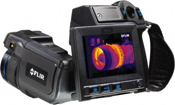 FLIR - -40 to 1,202°F (-40 to 650°C) Thermal Imaging Camera - 4.3" Color LCD Display, 1000 Image Storage Capacity, 640 x 480 Resolution - USA Tool & Supply