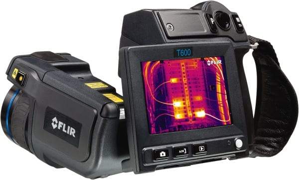 FLIR - -40 to 1,202°F (-40 to 650°C) Thermal Imaging Camera - 4.3" Color LCD Display, 1000 Image Storage Capacity, 480 x 360 Resolution - USA Tool & Supply