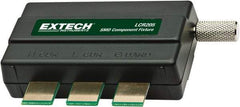 Extech - Black Electrical Test Equipment Component Fixture - Use with LCR200 LCR Meters - USA Tool & Supply