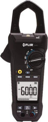 FLIR - CM83-NIST, CAT IV, Digital True RMS Wireless Clamp Meter with 1.45" Clamp On Jaws - 1000 VAC/VDC, 600 AC/DC Amps, Measures Voltage, Capacitance, Current, Frequency, Resistance - USA Tool & Supply