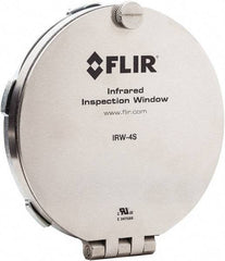 FLIR - 95mm (3.74\x94) Diam, Infrared Viewing Window - 2mm (0.08") Thickness, Use with Thermal Imagers - USA Tool & Supply