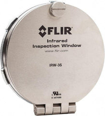 FLIR - 75mm (2.95\x94) Diam, Infrared Viewing Window - 2mm (0.08") Thickness, Use with Thermal Imagers - USA Tool & Supply