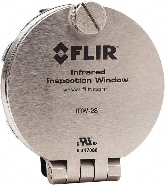 FLIR - 50mm (1.97\x94) Diam, Infrared Viewing Window - 2mm (0.08") Thickness, Use with Thermal Imagers - USA Tool & Supply