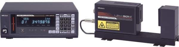 Mitutoyo - 0.002 to 0.4" Range, 0.000001", 0.0005" Resolution, Standard Throat Electronic Outside Micrometer - USA Tool & Supply