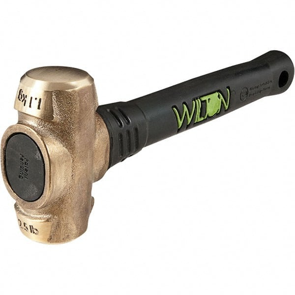 Wilton - Non-Sparking Hammers Tool Type: Brass Hammer Head Material: Brass - USA Tool & Supply