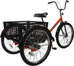 Worksman - Bicycles & Scooters Type: Industrial Tricycle Number of Wheels: 3 - USA Tool & Supply