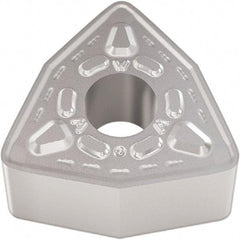 Seco - WNMG432 W-M6 Grade TP1501 Carbide Turning Insert - Al2O3 Finish, 80° Trigon, 1/2" Inscr Circle, 3/16" Thick, 1/32" Corner Radius - USA Tool & Supply