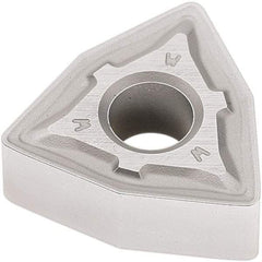 Seco - WNMG432 W-M3 Grade TP0501 Carbide Turning Insert - Al2O3 Finish, 80° Trigon, 1/2" Inscr Circle, 3/16" Thick, 1/32" Corner Radius - USA Tool & Supply