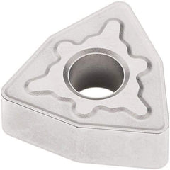 Seco - WNMG432 MR7 Grade TP2501 Carbide Turning Insert - Al2O3 Finish, 80° Trigon, 1/2" Inscr Circle, 3/16" Thick, 1/32" Corner Radius - USA Tool & Supply