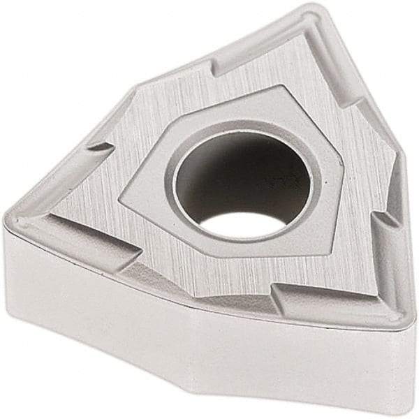 Seco - WNMG332 MF2 Grade TP1501 Carbide Turning Insert - Al2O3 Finish, 80° Trigon, 3/8" Inscr Circle, 3/16" Thick, 1/32" Corner Radius - USA Tool & Supply