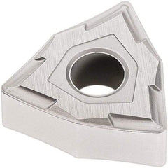 Seco - WNMG332 MF2 Grade TP1501 Carbide Turning Insert - Al2O3 Finish, 80° Trigon, 3/8" Inscr Circle, 3/16" Thick, 1/32" Corner Radius - USA Tool & Supply