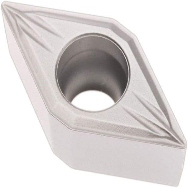 Seco - DCMT32.50.5 MF2 Grade TP2501 Carbide Turning Insert - Al2O3 Finish, 55° Diamond, 3/8" Inscr Circle, 5/32" Thick, 1/128" Corner Radius - USA Tool & Supply