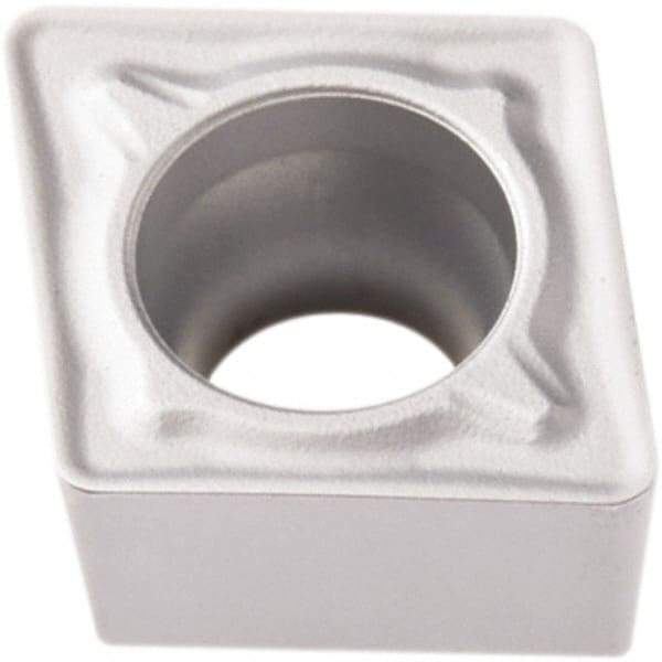 Seco - CCMT32.51 M5 Grade TP2501 Carbide Turning Insert - Al2O3 Finish, 80° Diamond, 3/8" Inscr Circle, 5/32" Thick, 1/64" Corner Radius - USA Tool & Supply