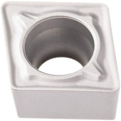 Seco - CCMT32.51 M5 Grade TP2501 Carbide Turning Insert - Al2O3 Finish, 80° Diamond, 3/8" Inscr Circle, 5/32" Thick, 1/64" Corner Radius - USA Tool & Supply