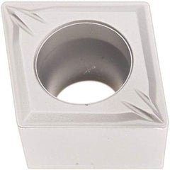 Seco - CCMT32.50.5 MF2 Grade TP2501 Carbide Turning Insert - Al2O3 Finish, 80° Diamond, 3/8" Inscr Circle, 5/32" Thick, 1/128" Corner Radius - USA Tool & Supply