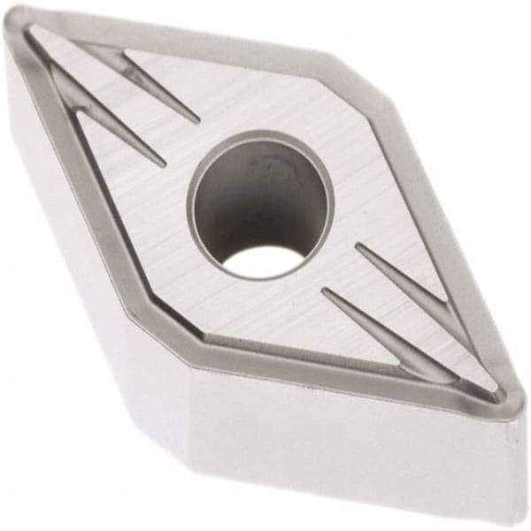 Seco - DNMG432 FF2 Grade TP2501 Carbide Turning Insert - Al2O3 Finish, 55° Diamond, 1/2" Inscr Circle, 3/16" Thick, 1/32" Corner Radius - USA Tool & Supply
