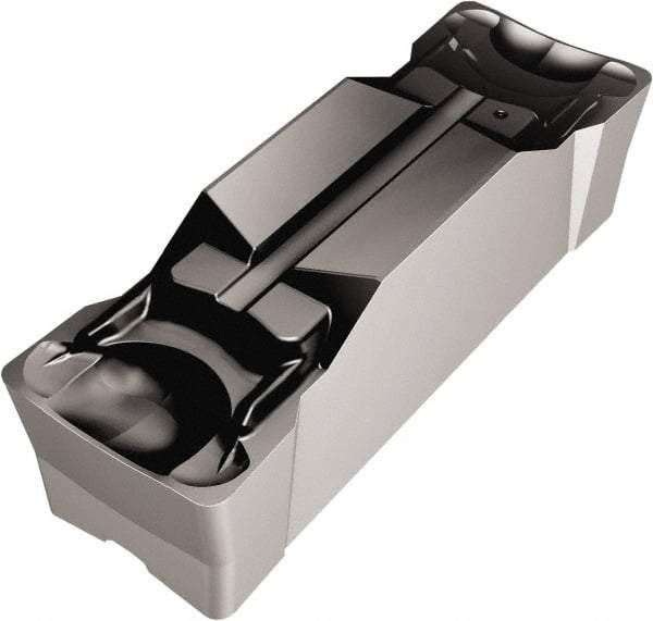 Sandvik Coromant - KN123 GM Grade 3115, 6mm Cutting Width Carbide Grooving Insert - 22.7mm Max Depth of Cut, Neutral, 0.4mm Corner Radius, TiCN/Al2O3 Finish - USA Tool & Supply