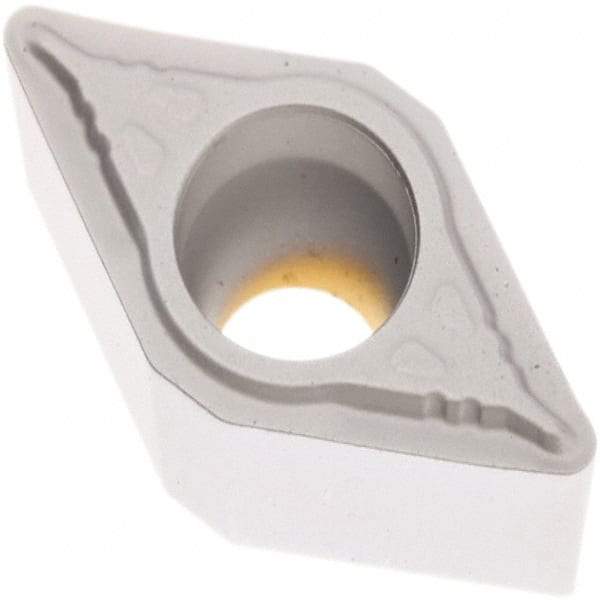 Seco - DCMT32.52 F1 Grade TP0501 Carbide Turning Insert - Al2O3 Finish, 55° Diamond, 3/8" Inscr Circle, 5/32" Thick, 1/32" Corner Radius - USA Tool & Supply