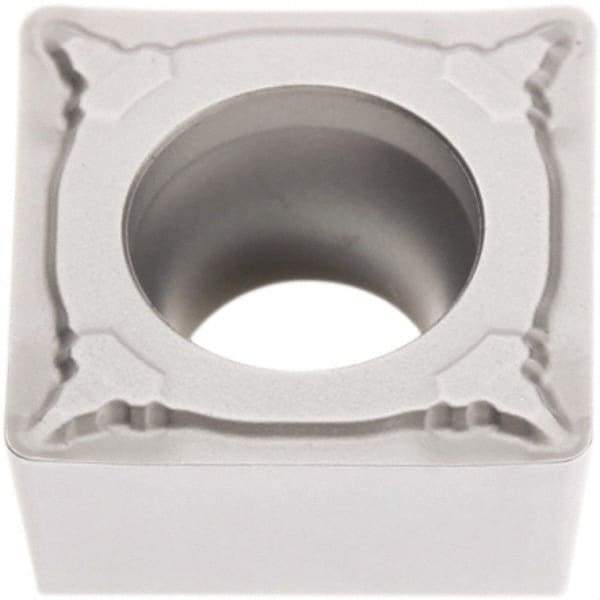 Seco - SCMT32.52 F1 Grade TP2501 Carbide Turning Insert - Al2O3 Finish, 90° Square, 3/8" Inscr Circle, 5/32" Thick, 1/32" Corner Radius - USA Tool & Supply