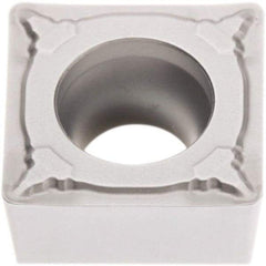 Seco - SCMT32.52 F1 Grade TP2501 Carbide Turning Insert - Al2O3 Finish, 90° Square, 3/8" Inscr Circle, 5/32" Thick, 1/32" Corner Radius - USA Tool & Supply