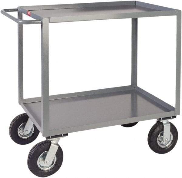 Jamco - 1,200 Lb Capacity, 30" Wide x 48" Long x 39" High Heavy Duty Service Cart - 2 Shelf, Steel - USA Tool & Supply