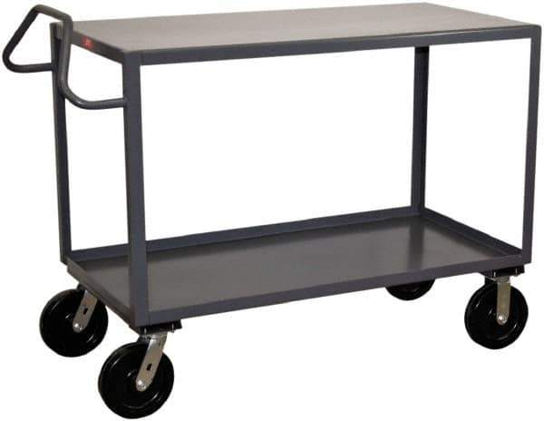 Jamco - 4,800 Lb Capacity, 30" Wide x 60" Long x 38" High Heavy Duty Service Cart - 2 Shelf, Steel - USA Tool & Supply