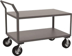 Jamco - 1,200 Lb Capacity, 24" Wide x 36" Long x 31" High Heavy Duty Service Cart - 2 Shelf, Steel - USA Tool & Supply