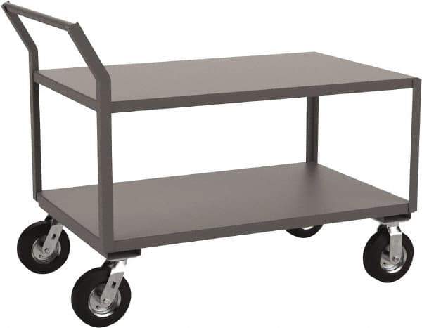 Jamco - 1,200 Lb Capacity, 36" Wide x 48" Long x 31" High Heavy Duty Service Cart - 2 Shelf, Steel - USA Tool & Supply
