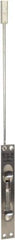 IVES - 12 Inch Long, 1 Inch Wide, Flush Bolt - Brass, Satin Chrome Finish - USA Tool & Supply