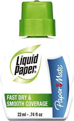 Paper Mate Liquid Paper - Correction Fluids Foam Applicator - 22 ml - USA Tool & Supply