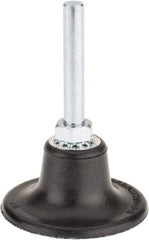 Value Collection - 2" Diam Quick-Change Type S Disc Backing Pad - 1/4" Shank Diam, Medium Density, 30,000 RPM, Roloc TS Compatible - USA Tool & Supply