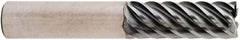 Niagara Cutter - 1/2", 7 Flute, Single End, Solid Carbide, 0.03" Corner Radius End Mill - 3" OAL, 38° Helix, Right Hand Flute, 1-1/4" LOC, Right Hand Cut - USA Tool & Supply