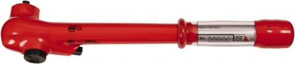 Wiha - 3/8" Drive Insulated Torque Wrench - 5 N/m to 50 N/m Torque, 14-1/2" OAL - USA Tool & Supply