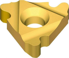 Vargus - 3IR Internal Right Hand 8 RD Laydown Threading Insert - Grade VKX, TiN Coated Carbide, 9.53mm Inscribed Circle - USA Tool & Supply