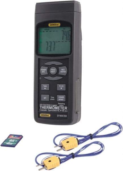 General - Temperature Recorders Type: Temperature Recorder Recording Time: 1 Selectable Data Sampling Rate: 1 Second To 1 Hour - USA Tool & Supply