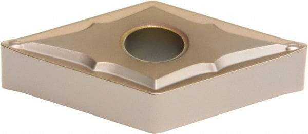 Sumitomo - DNMG431 ESU Grade T3000Z Cermet Turning Insert - TiN/AlN Finish, 55° Diamond, 1/2" Inscr Circle, 3/16" Thick, 1/64" Corner Radius - USA Tool & Supply