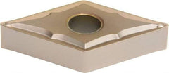 Sumitomo - DNMG431 ESU Grade T3000Z Cermet Turning Insert - TiN/AlN Finish, 55° Diamond, 1/2" Inscr Circle, 3/16" Thick, 1/64" Corner Radius - USA Tool & Supply